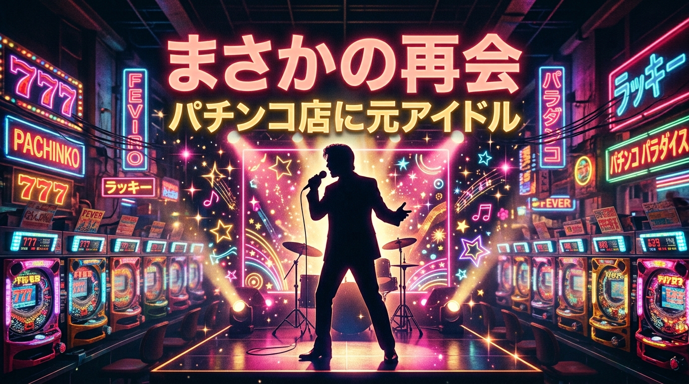 パチンコ店でのトークライブのイメージ