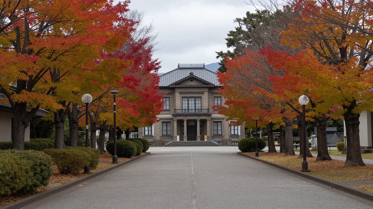 秋の盛岡の街並みのイメージ