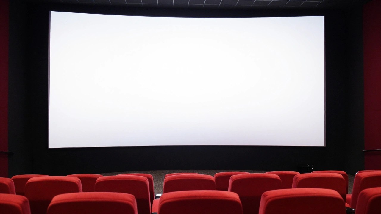 無人の映画館のイメージ