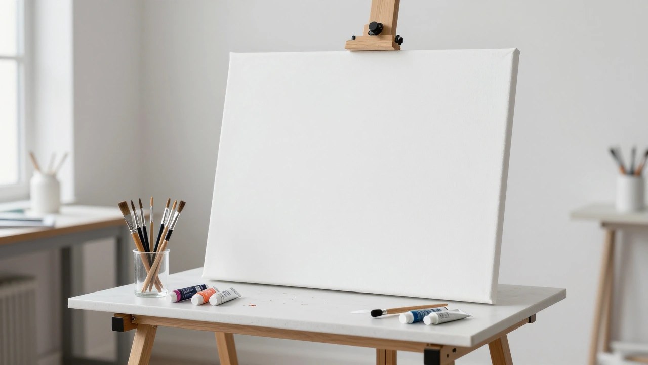 絵筆とパレットのイメージ