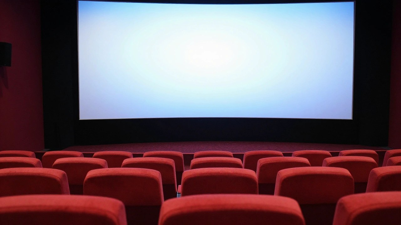 無人の映画館のイメージ